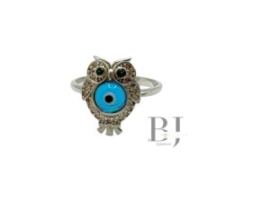 BLUE OWL RING (1050)