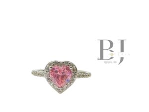 PINK PRINCESS HEART RING (1298)
