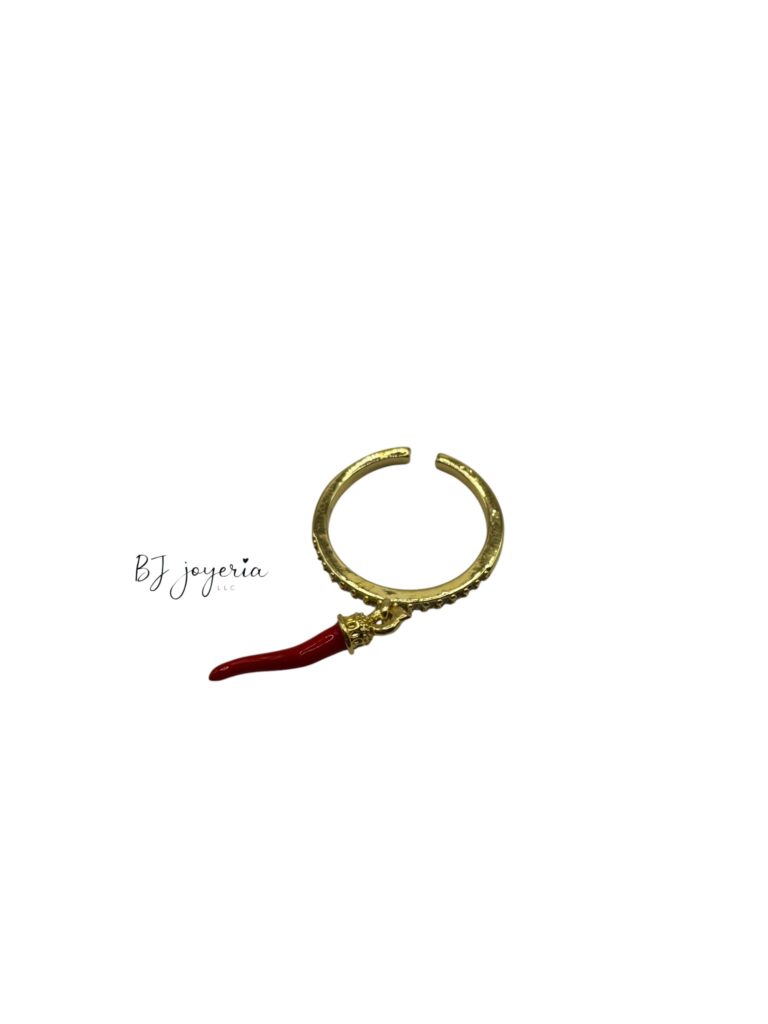 COPPER RED PEPPER RING (0868)