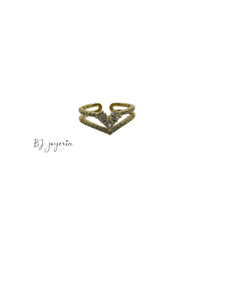 COPPER HEART PRINCESS RING (0732)