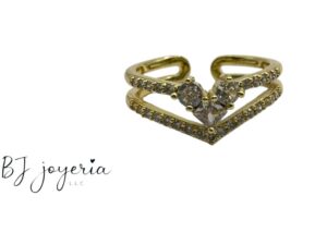 COPPER HEART PRINCESS RING (0732)