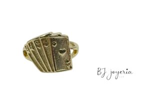 COPPER POKER RING (0889)