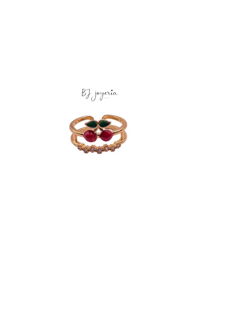 COPPER CHERRY RING (0892)