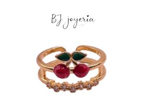 COPPER CHERRY RING (0892)