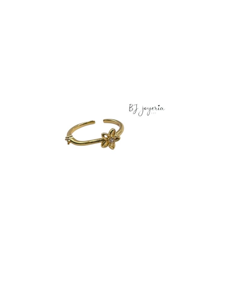 COPPER FLOWER RING (0172)