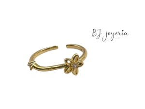 COPPER FLOWER RING (0172)