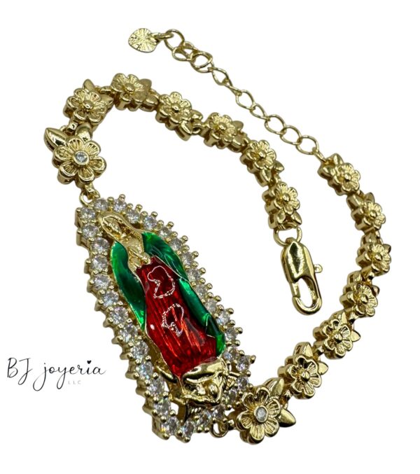 COPPER VIRGIN MARY BRACELET (0734)