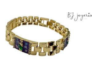 COPPER ST JUDE PURPLE BRACELET (1020)