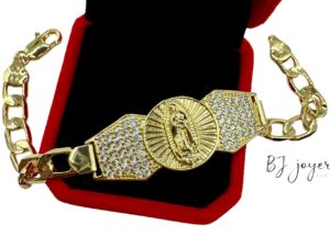 COPPER VIRGIN MARY BRACELET (1003)