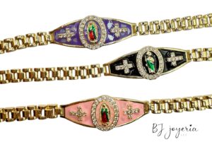 COPPER VIRGIN MARY| ST JUDE BRACELET (1016)