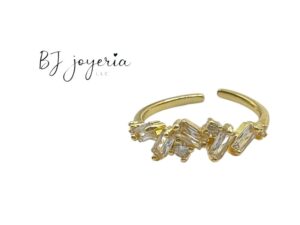 COPPER FIVE BAGUETTE RING (1032)