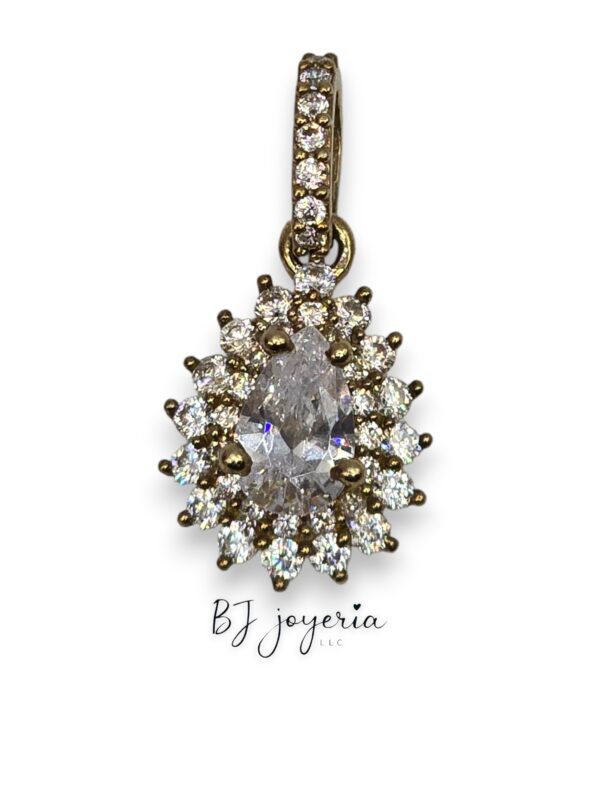 VINTAGE DROP PENDANT 10K (0664)