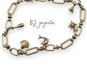 CHARMS FANCY BRACELET 8.5 INCH (0007)