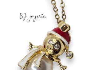 COPPER CHAIN AND SNOWMAN PENDANT (1989)