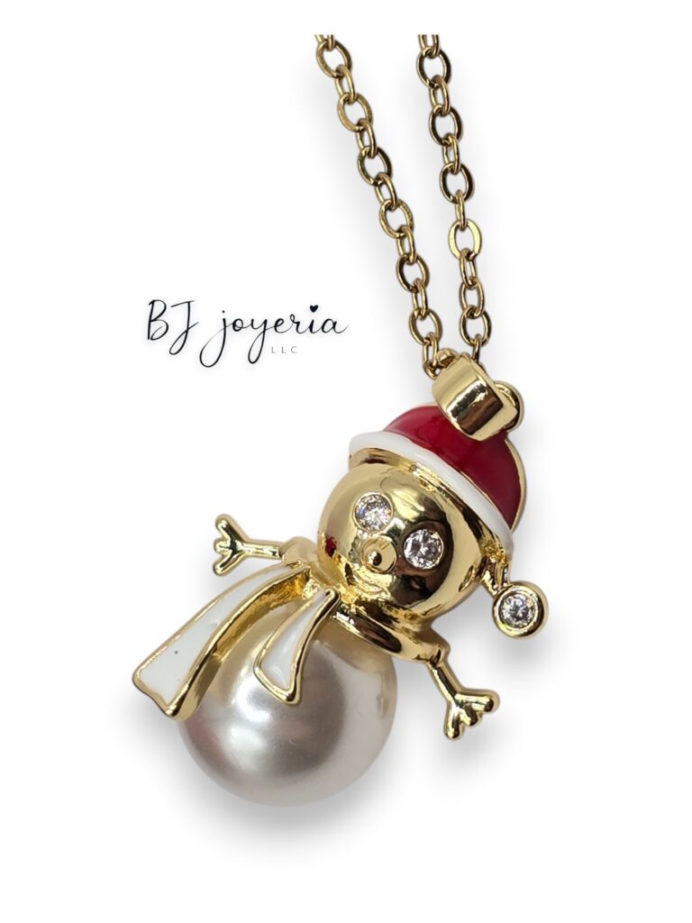 COPPER CHAIN AND SNOWMAN PENDANT (1989)