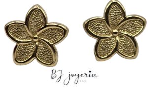 FLOWER EARRING 14K (0573)