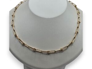 PAPER CLIP CHAIN 18.5" 14K (0068)