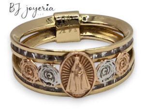 VIRGIN RING #7.5 14K (0185)