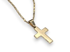 COPPER CHAIN WITH PLAIN CROSS PENDANT ( 0787)