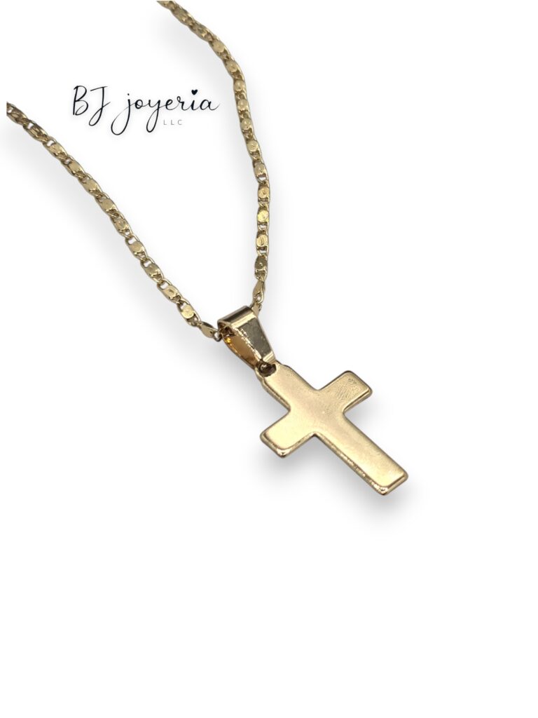COPPER CHAIN WITH PLAIN CROSS PENDANT ( 0787)