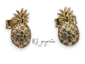 PINEAPPLE EARRINGS 14K (0198)