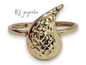 DROP RING #9 14K (0050)