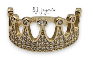 CROWN RING #8.5 14K (0078)