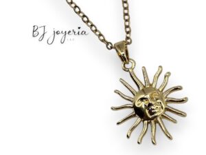COPPER CHAIN WITH SUN PENDANT