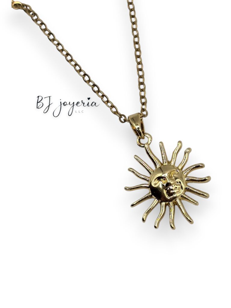 COPPER CHAIN WITH SUN PENDANT