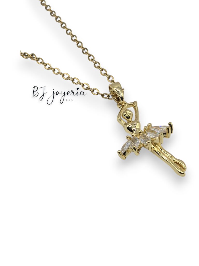 COPPER CHAIN WITH BALLERINA PENDANT (1201)