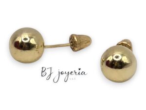 BALL EARRING BALL CLASP 10K (0039)