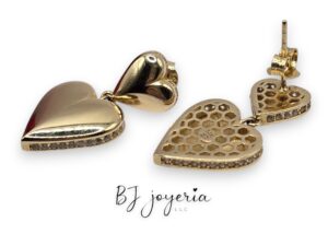 DOUBLE HEART EARRINGS (0576)