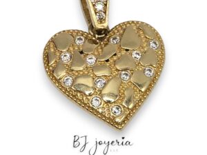 NUGGET HEART PENDANT (0276)