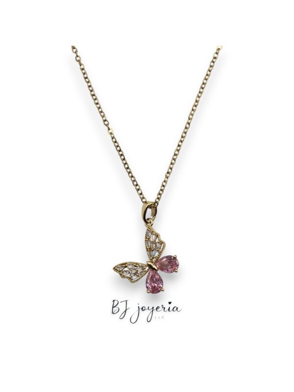 COPPER CHAIN WITH BUTTERFLY PENDANT (1729)