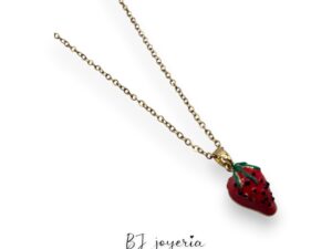 COPPER CHAIN WITH STRAWBERRY PENDANT (1206)