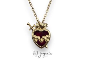 COPPER CHAIN WITH HEART AND SWORD PENDANT (1928)