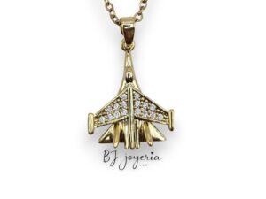 COPPER CHAIN WITH SPACE SHIP PENDANT (1240)