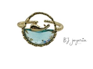 COPPR WHALE RING (0712)