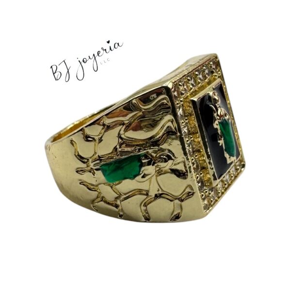 COPPER ST JUDE NUGGET RING (0996)