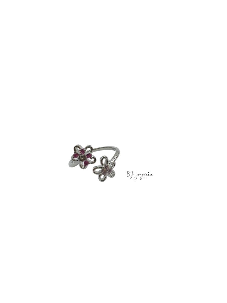 COPPER FLOWER DUO RING (0896)