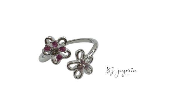 COPPER FLOWER DUO RING (0896)