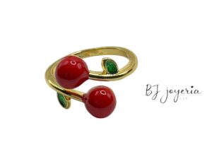 COPPER CHERRY DUO RING (0178)