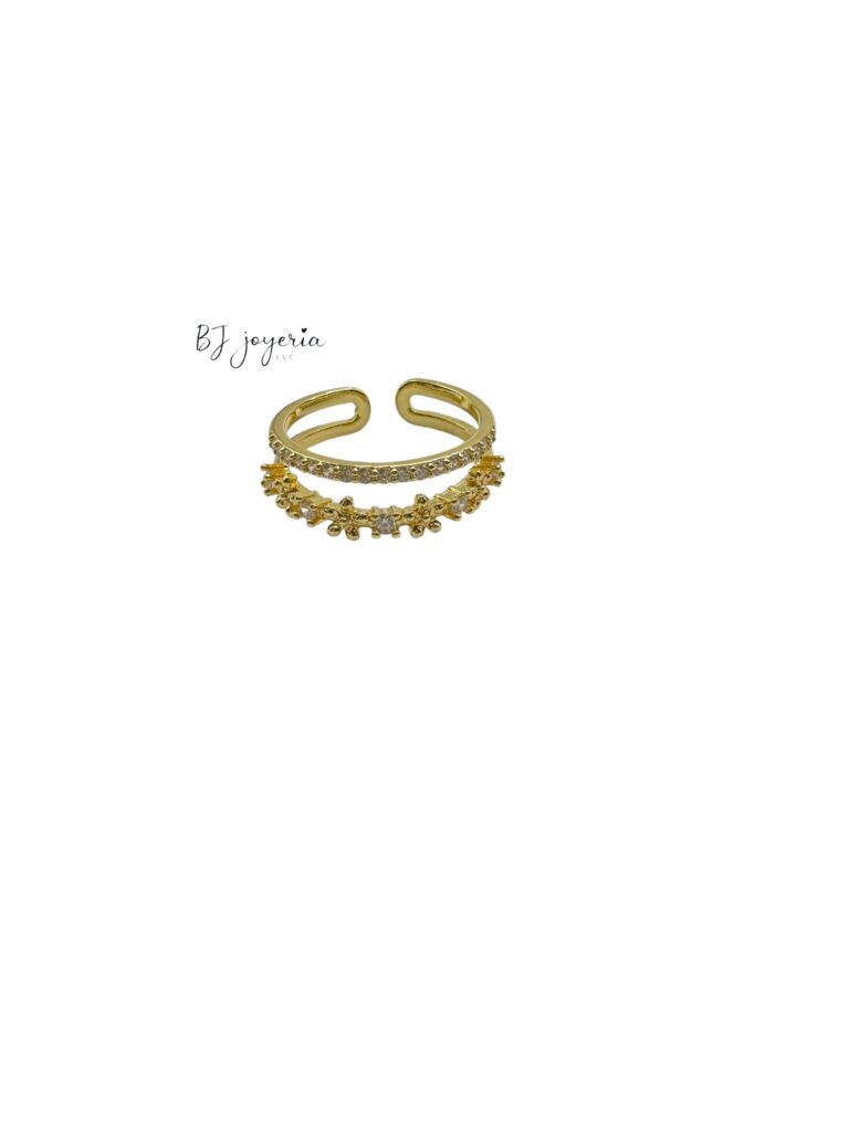 COPPER STACKED RING (0881)