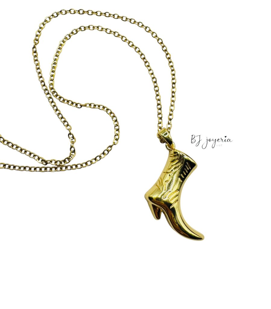 COPPER CHAIN WITH BOOT PENDANT (1722)