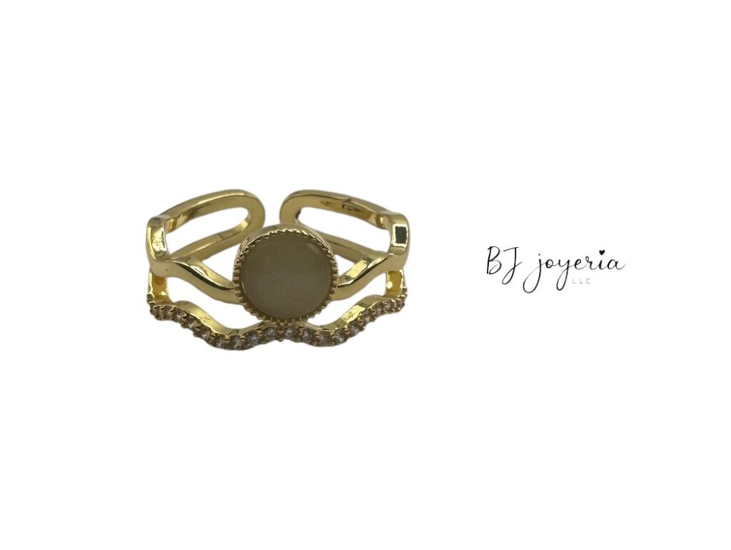 COPPER DOUBLE LAYER RING (0883)