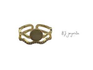 COPPER DOUBLE LAYER RING (0883)