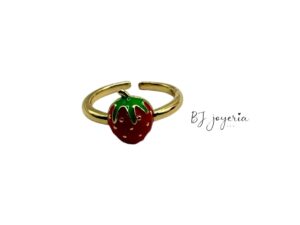 COPPER STRAWBERRY RING (0158)