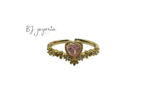 COPPER PINKY HEART RING (0882)