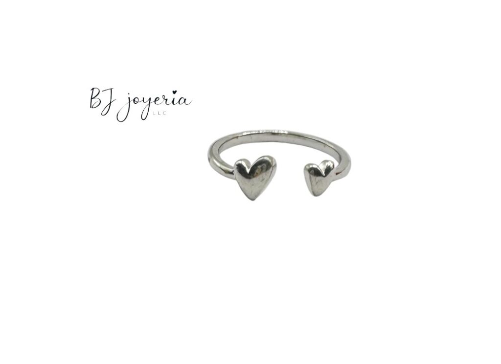 COPPER DOUBLE OPEN HEART (0162)