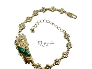 COPPER ST JUDE CLOVER BRACELET (0717)